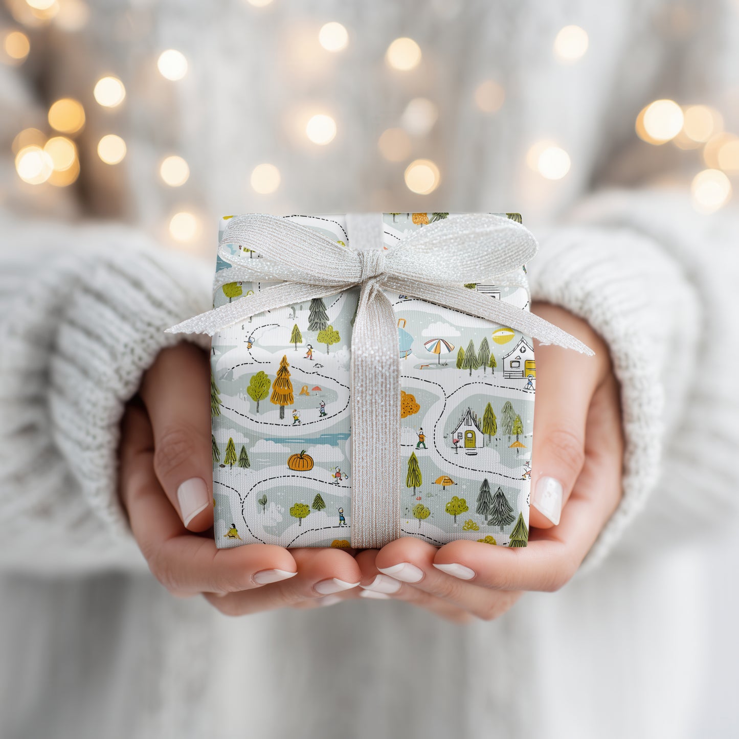 Wandering Paths Through Winter's Playground