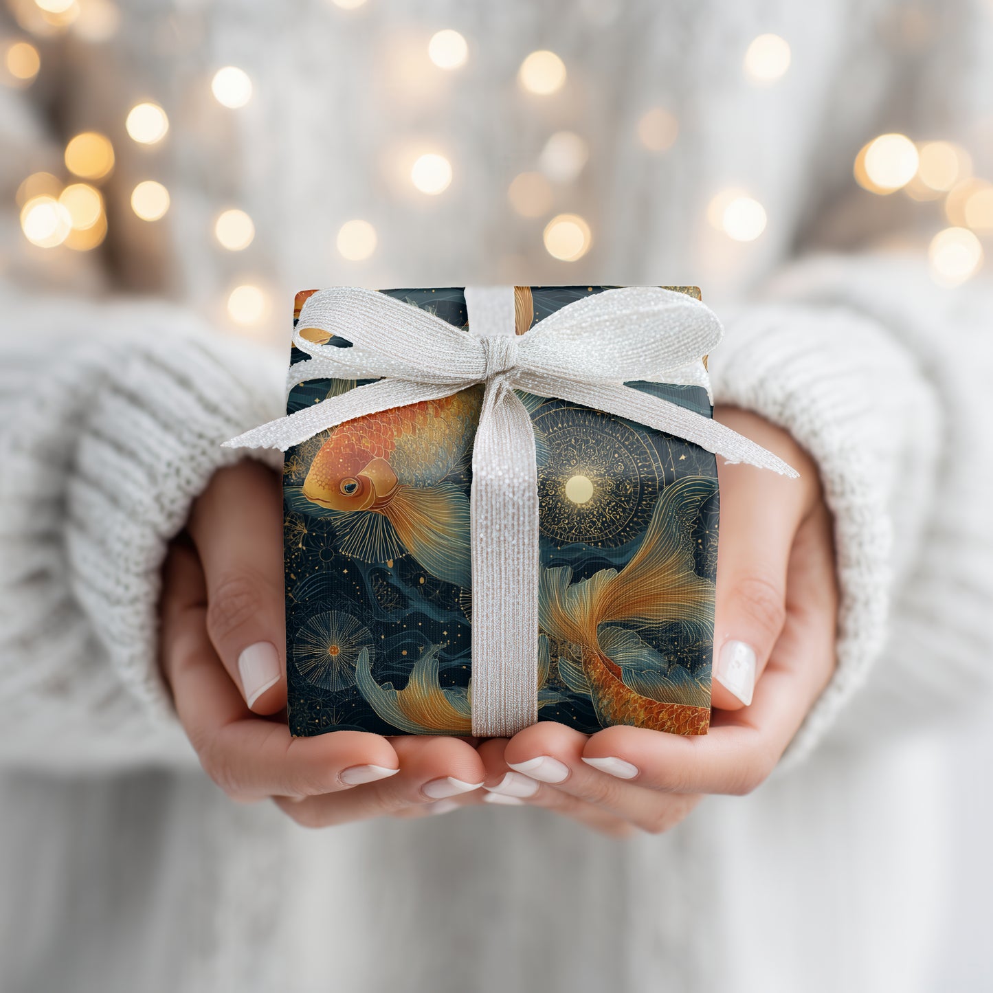 Midnight Currents Dance Celestial Waters