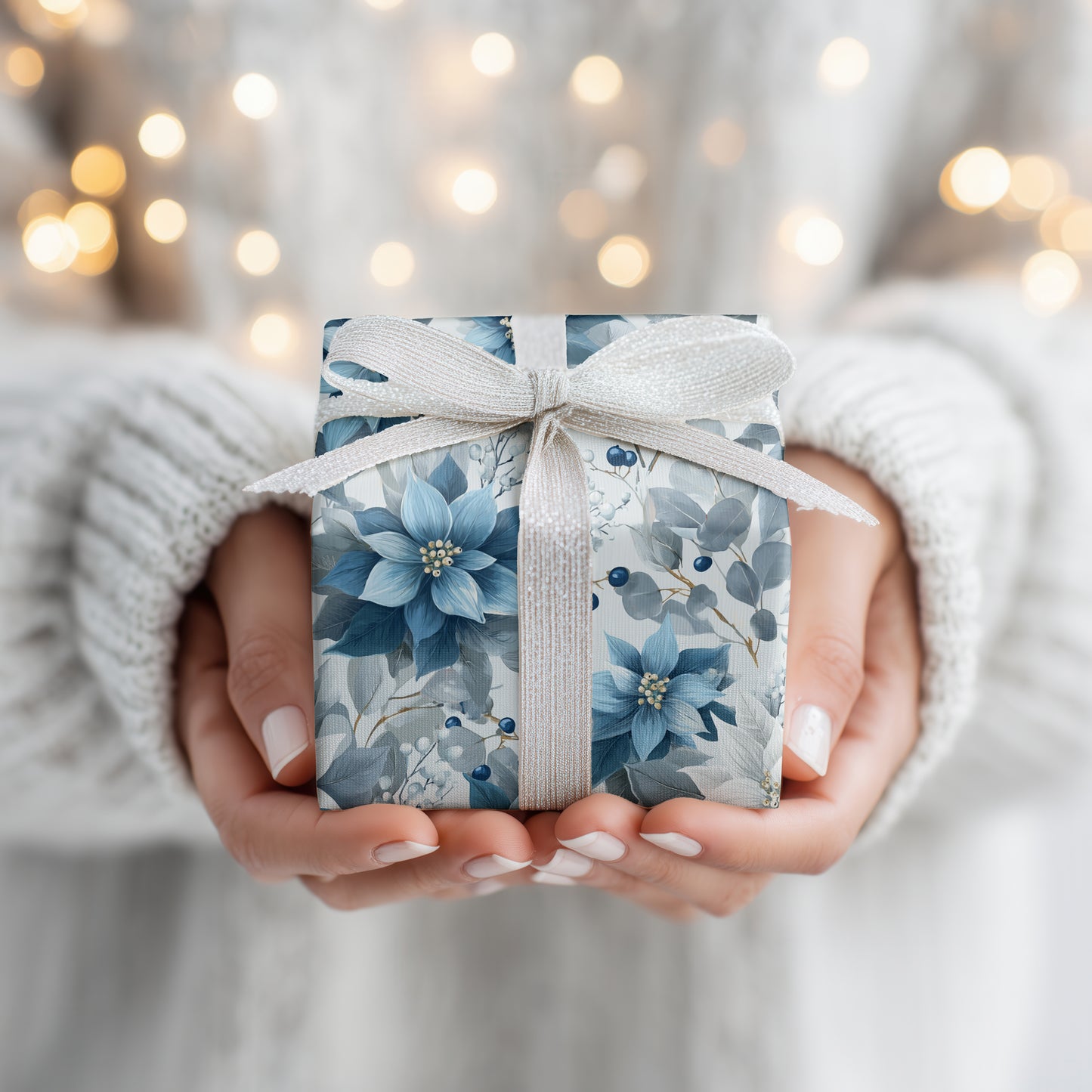 Midnight Poinsettia's Winter Whisper