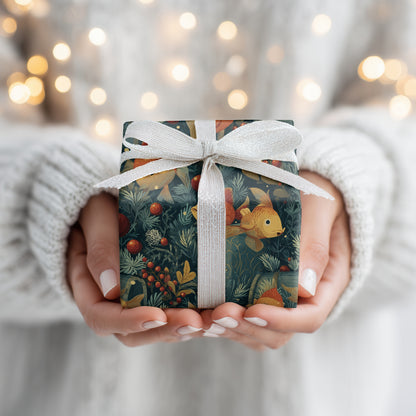 Swimming Through Winter's Secret Garden