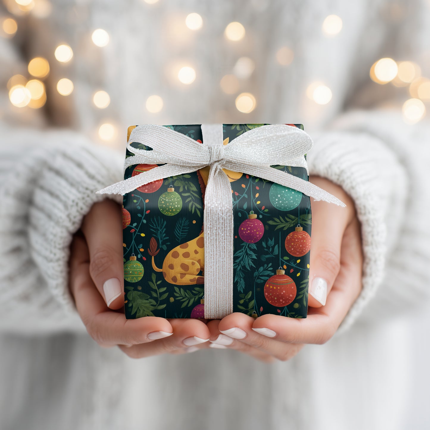 Giraffe Celebrates Festive Forest Nights