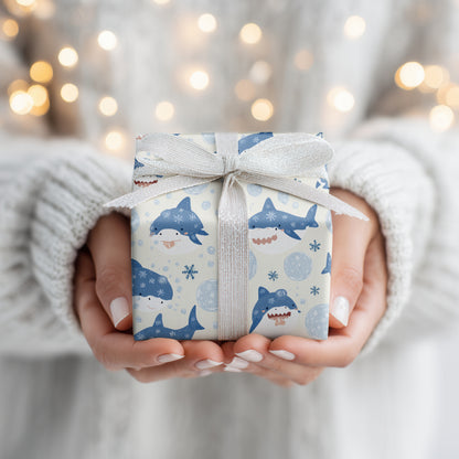 Sharks Drift Through Frozen Bubbles