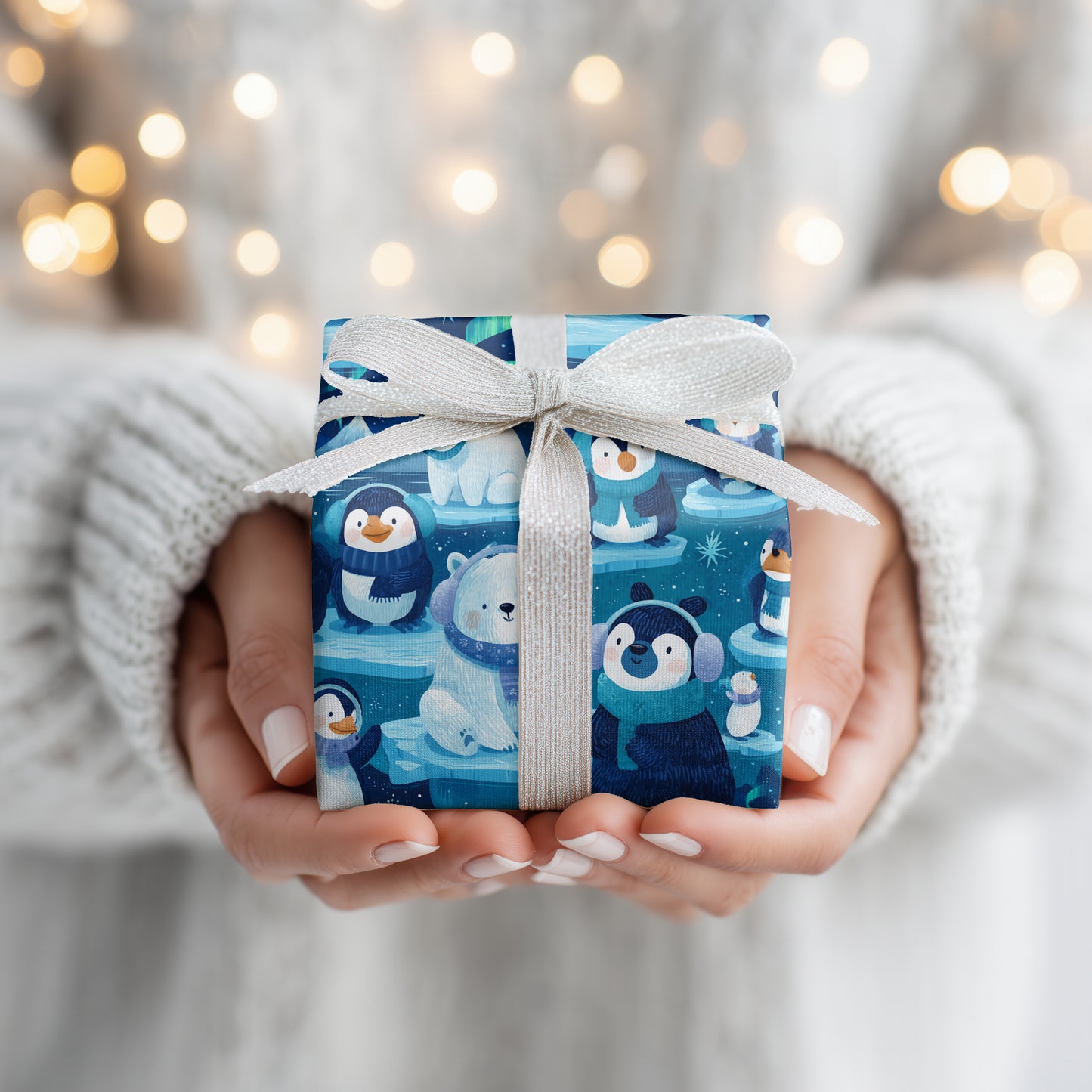 Polar Pals Dancing On Ice