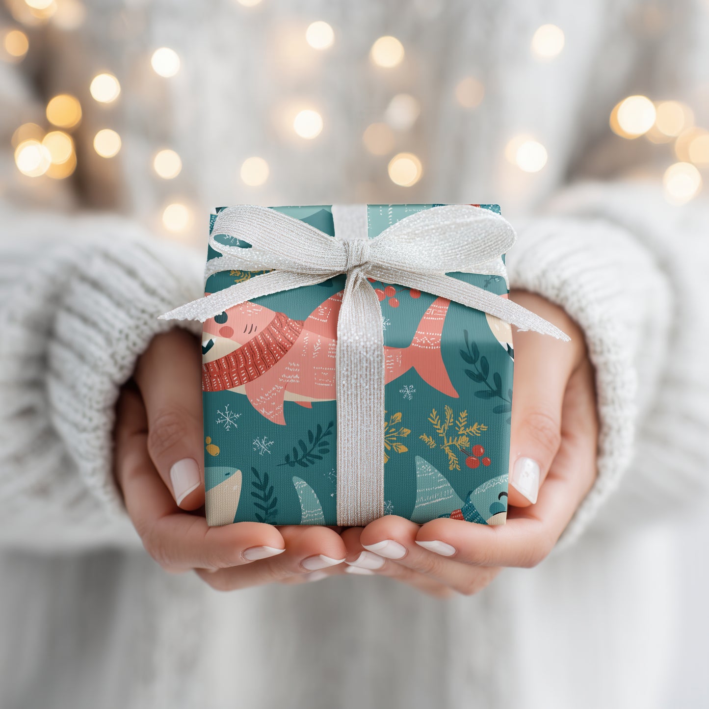 Sharks Wear Cozy Winter Sweaters