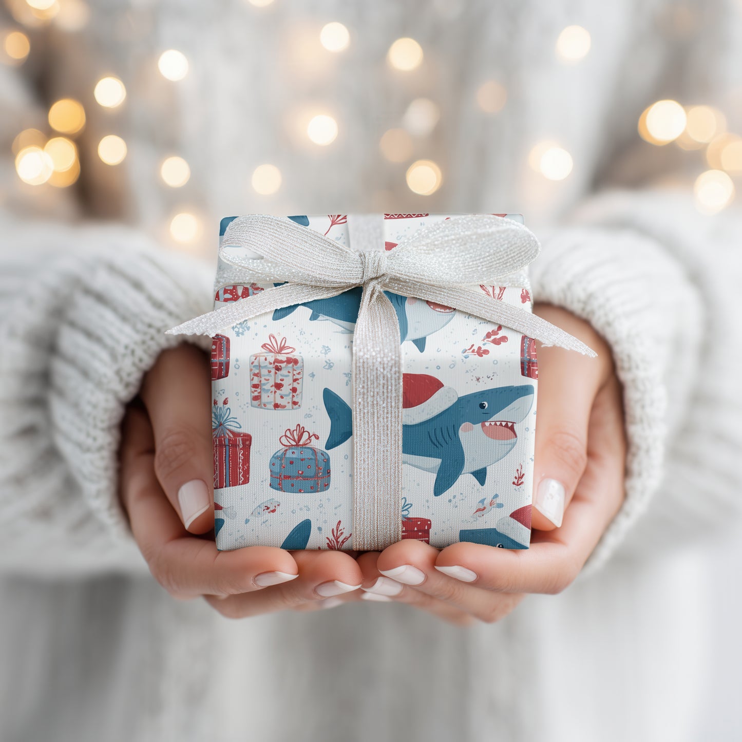 Shark Season's Festive Underwater Cheer