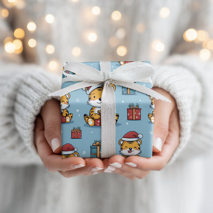 Tigers Unwrap Winter's Playful Cheer