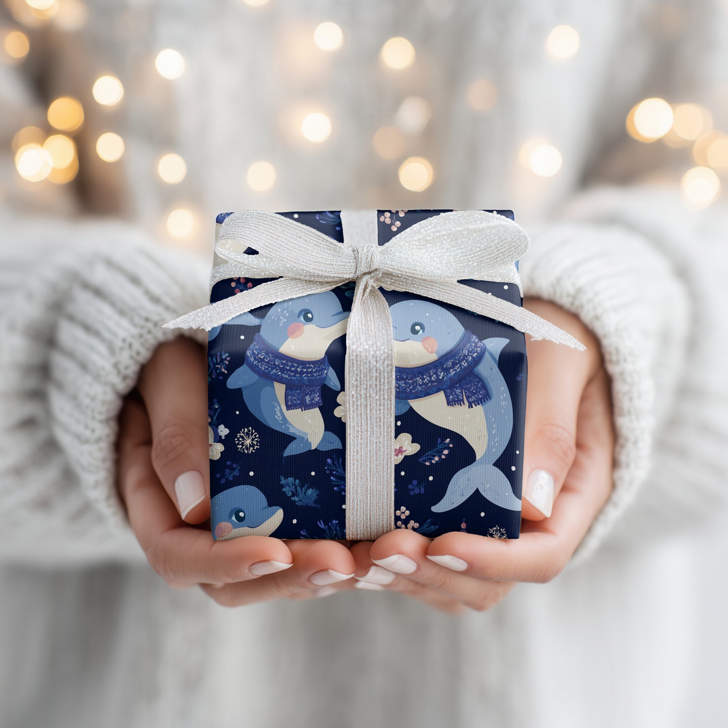 Winter's Playful Ocean Dance