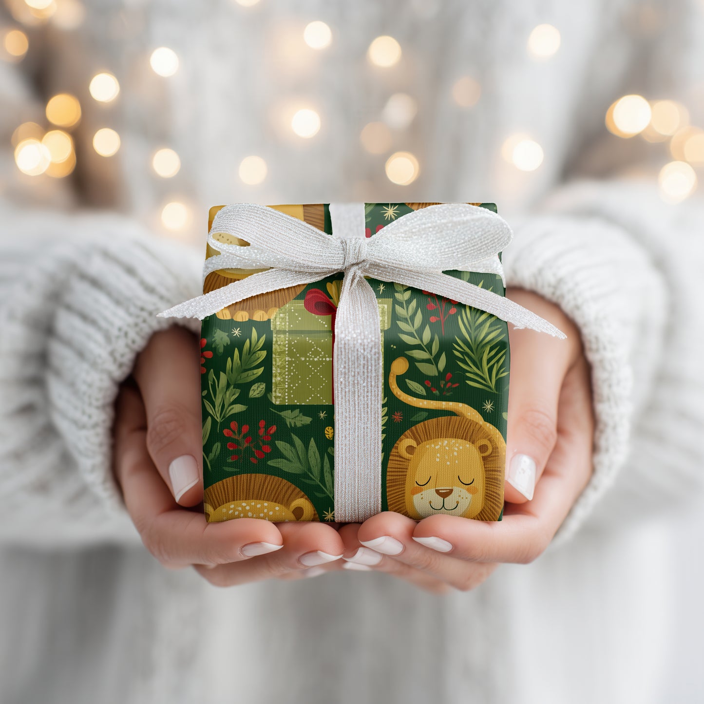 Lions Wrap Gifts With Gentle Joy