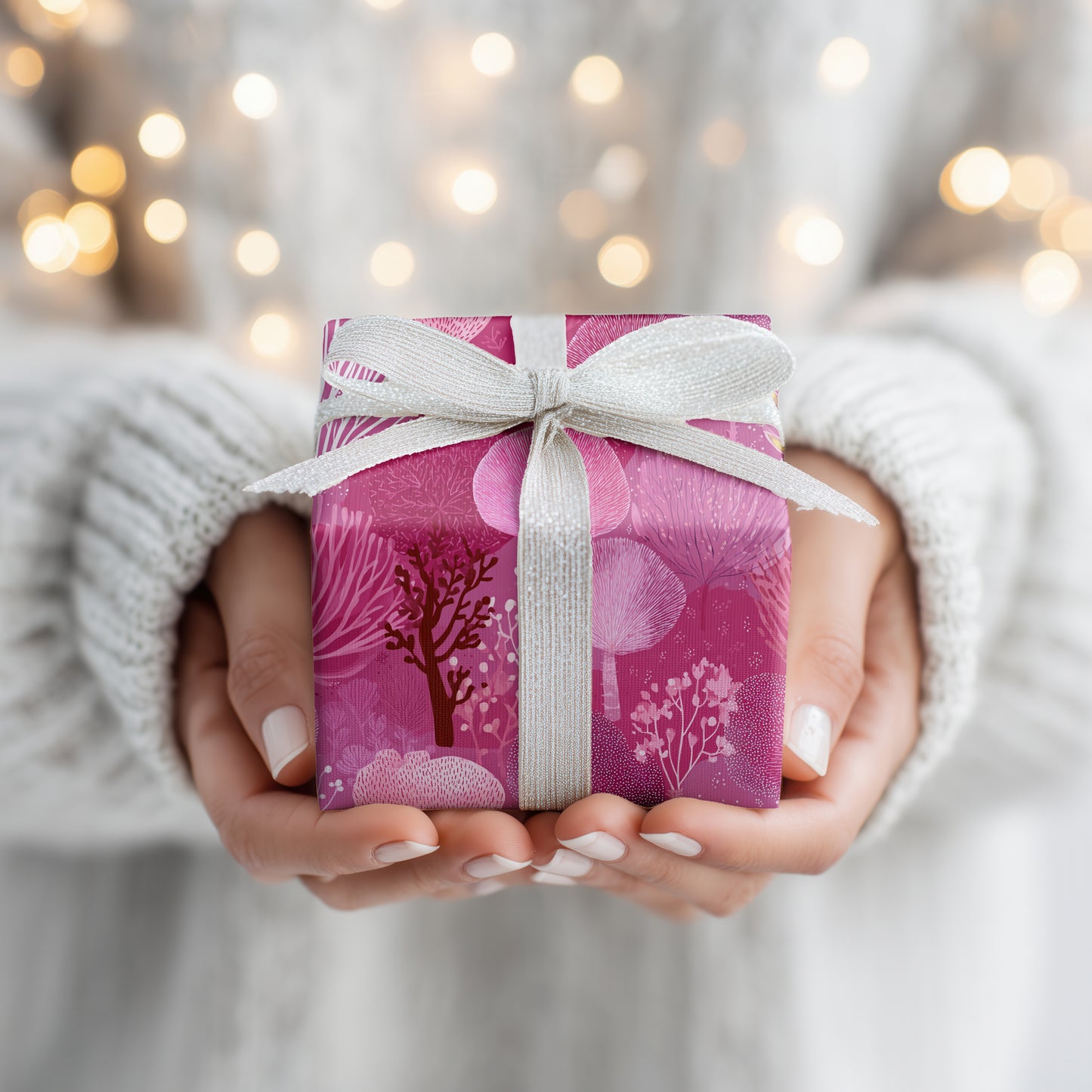 Pink Forests Bloom In Stillness