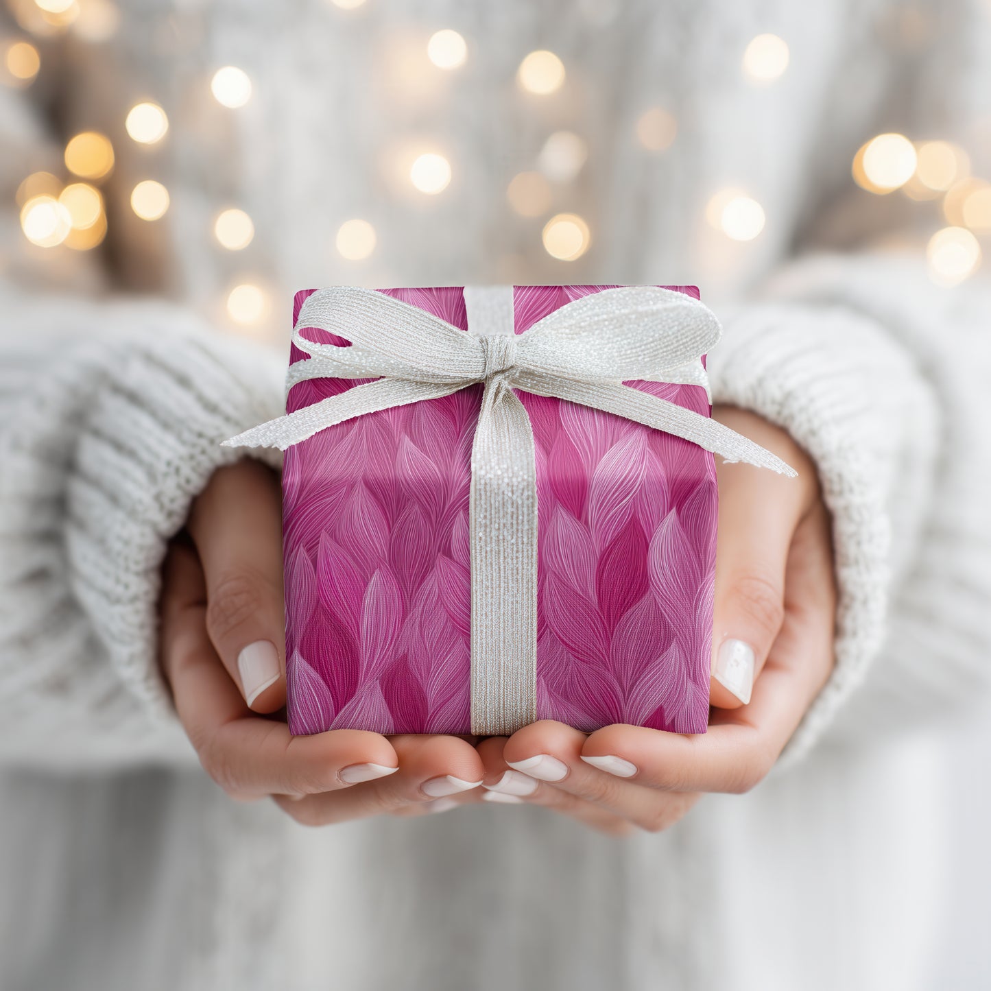 Pink Petals Dance In Silk