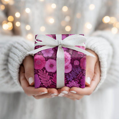 Magenta Blooms Dance In Darkness