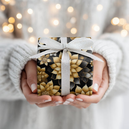 Golden Blooms Dance In Darkness