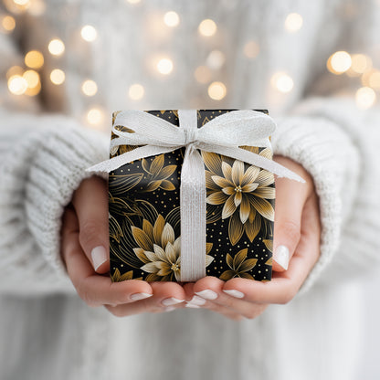 Golden Blooms Beneath Midnight Skies