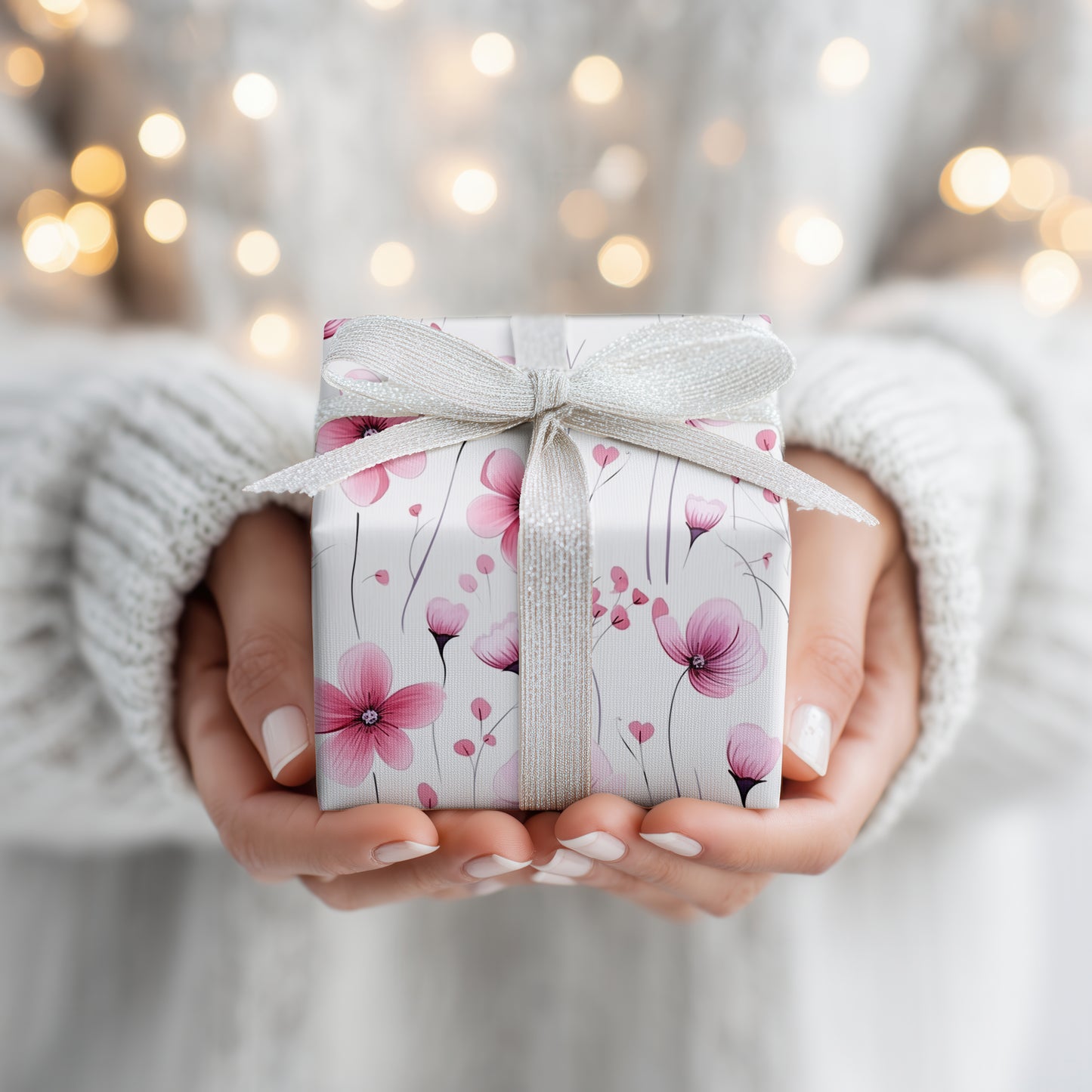 Pink Blossoms Dance Across Silence