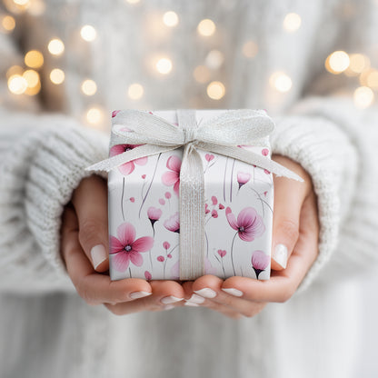Pink Blossoms Dance Across Silence