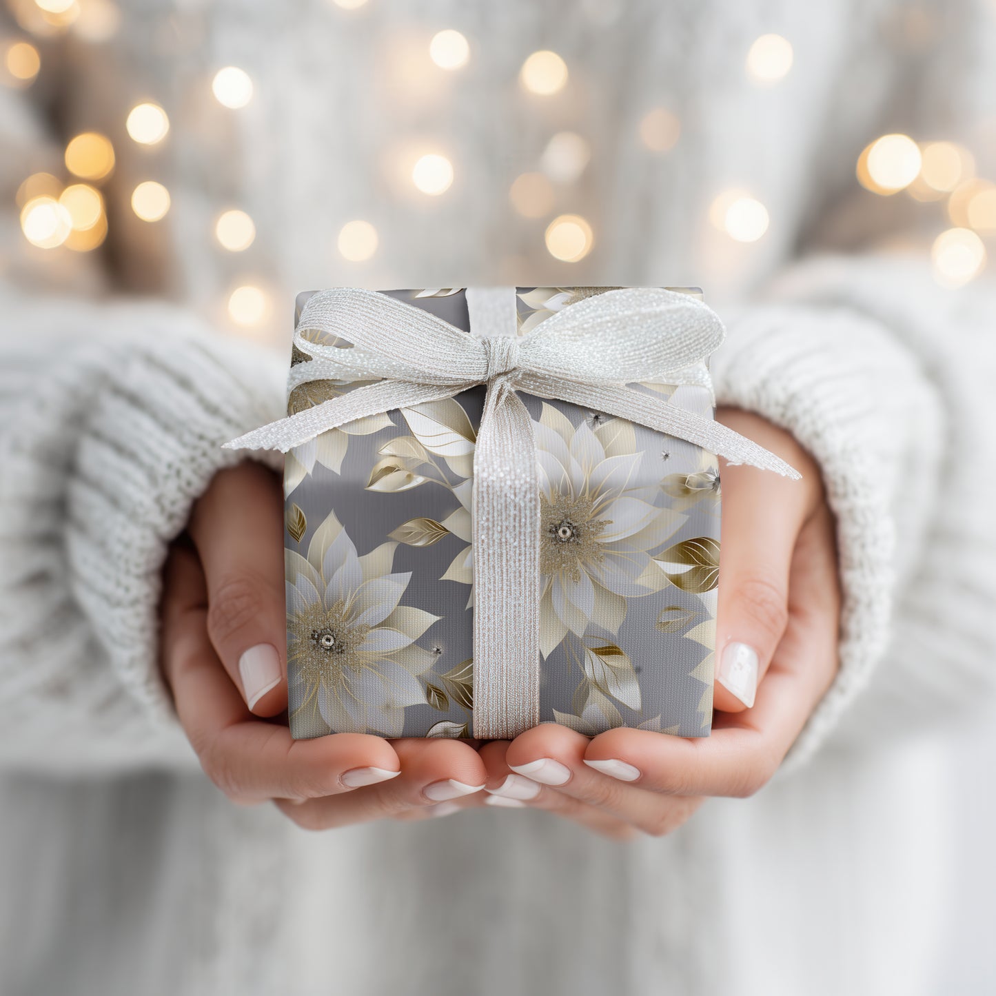 Platinum Petals Dancing Softly