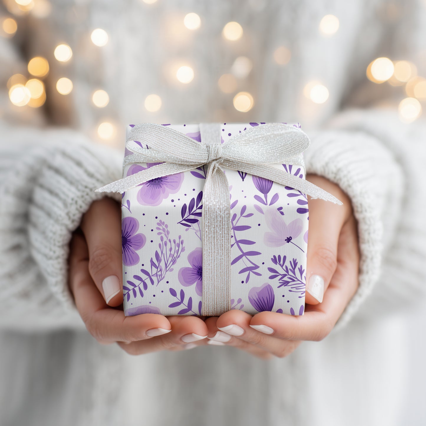 Purple Petals Dance Through Silence