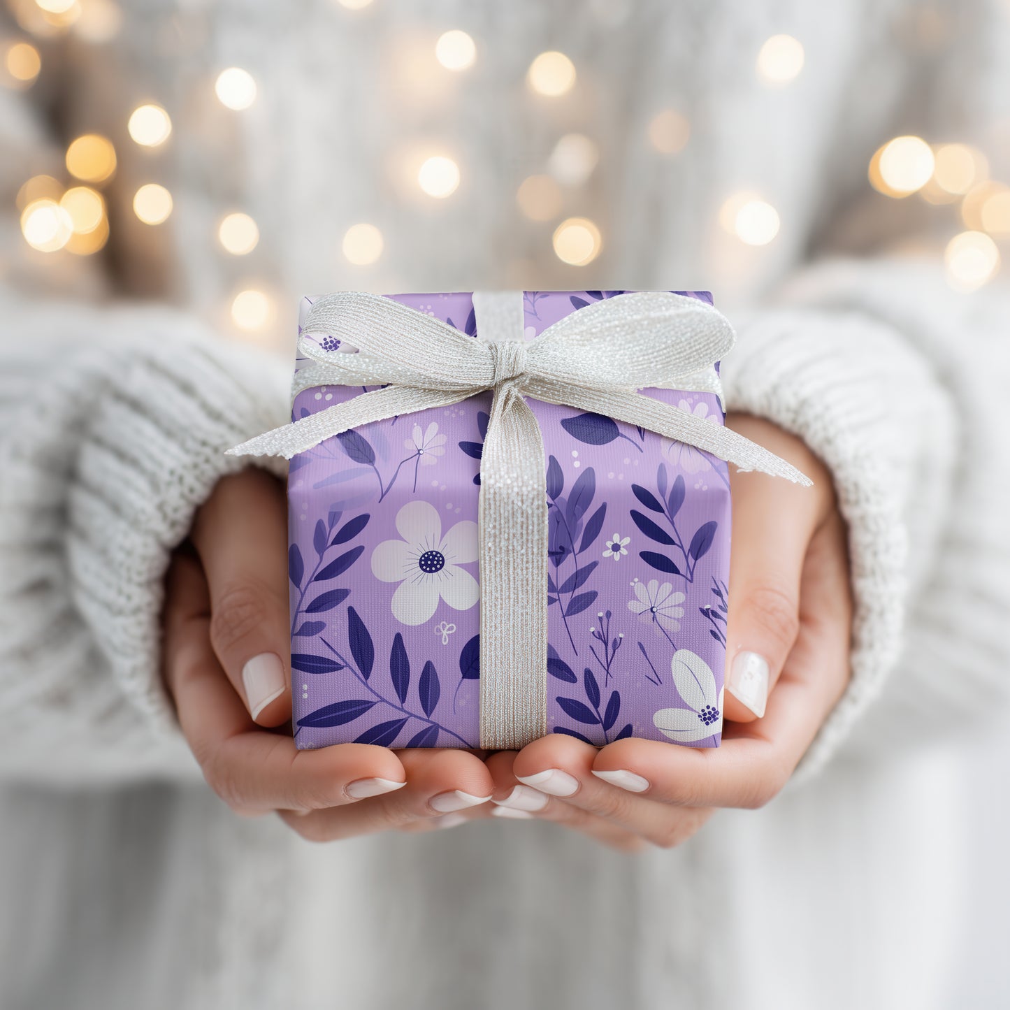 Lavender Blooms Dance Softly