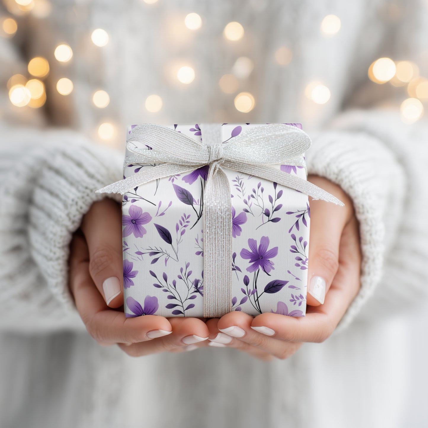 Purple Petals Dance Across Silence