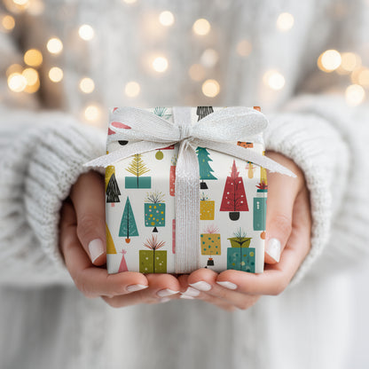 Festive Forest Of Geometric Joy