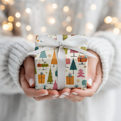 Geometric Evergreen Holiday Celebration