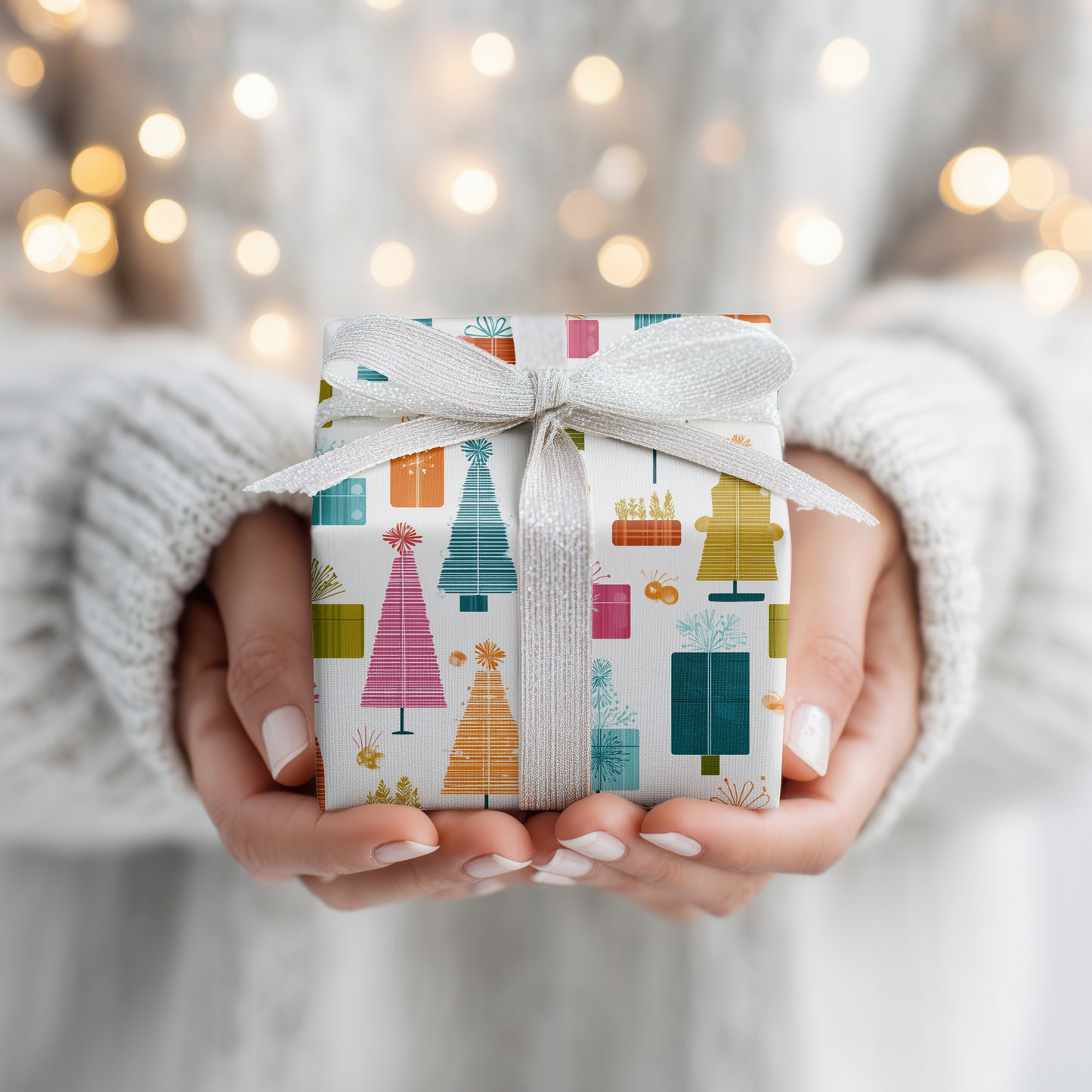 Festive Geometry Of Holiday Cheer