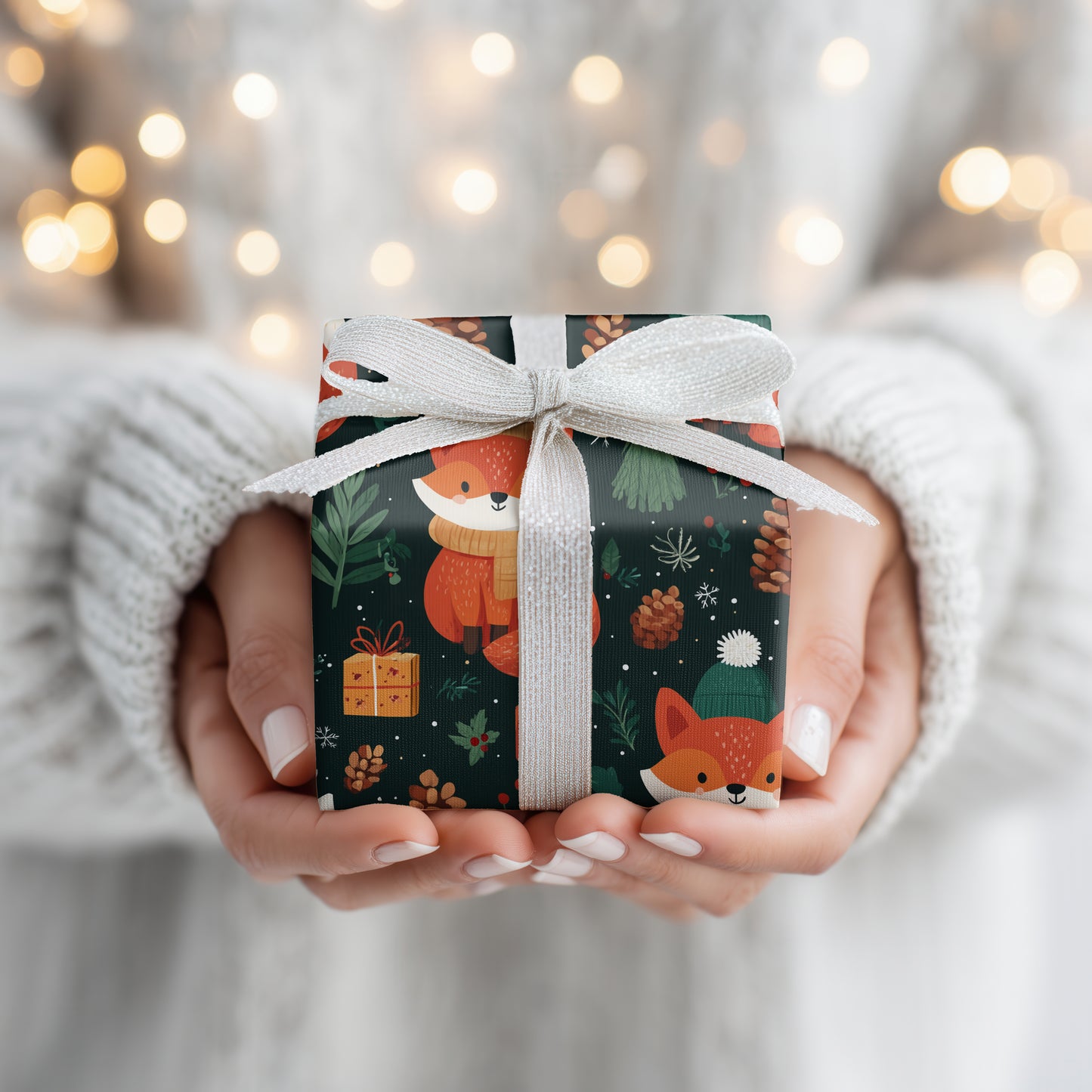 Foxes Dancing Through Winter's Tale