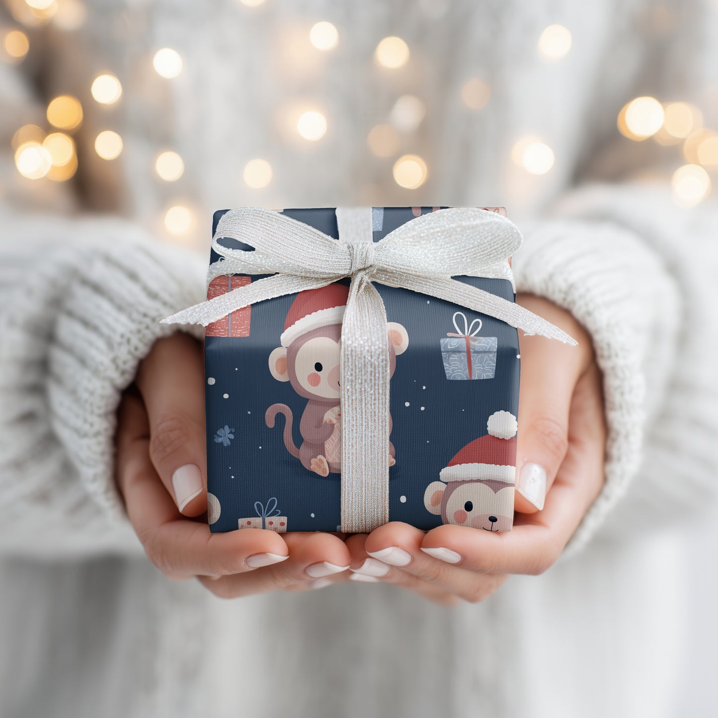 Merry Monkeys Unwrap Winter Wonders