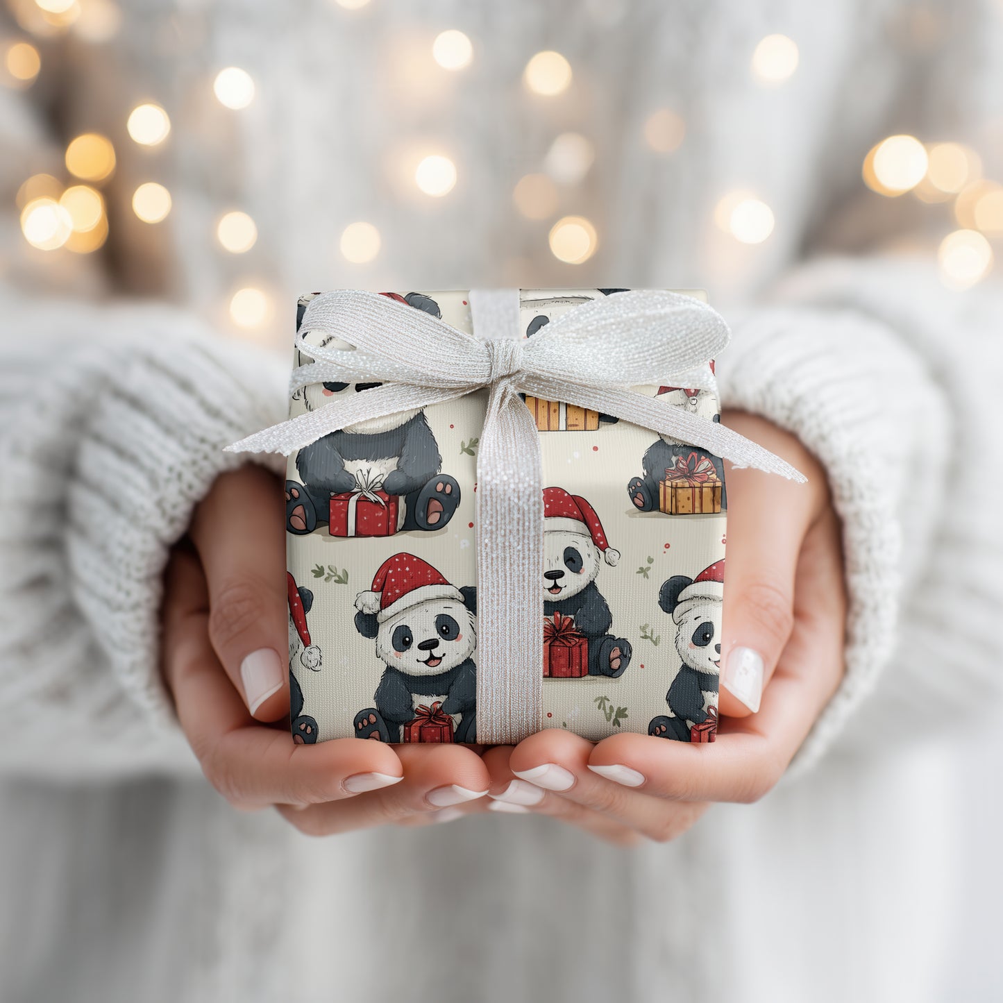 Panda Claus Brings Holiday Cheer