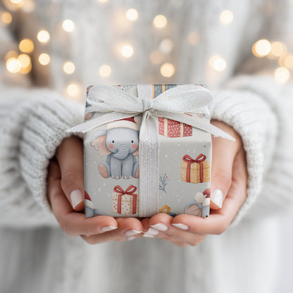 Elephants Unwrap Holiday Cheer
