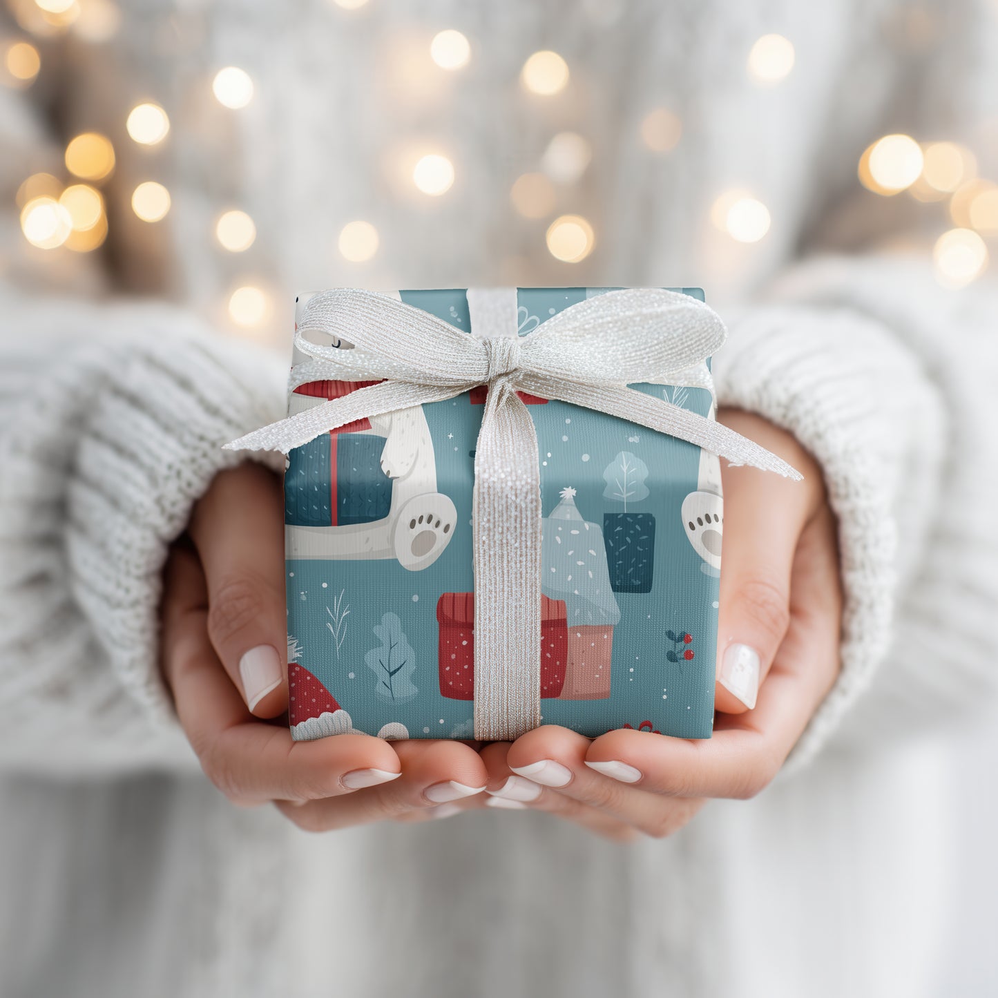 Winter's Playful Gift Exchange