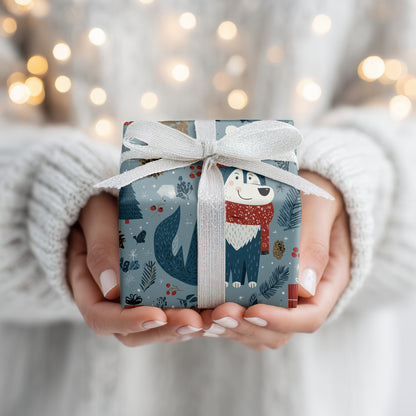 Cozy Companion Waits For Snow