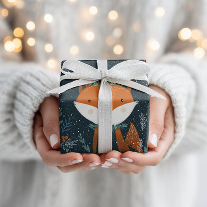 Winter's Cozy Fox Wanders Home