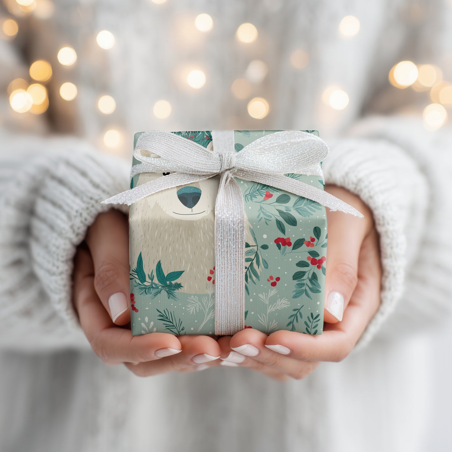 Winter's Gentle Guardian Smiles