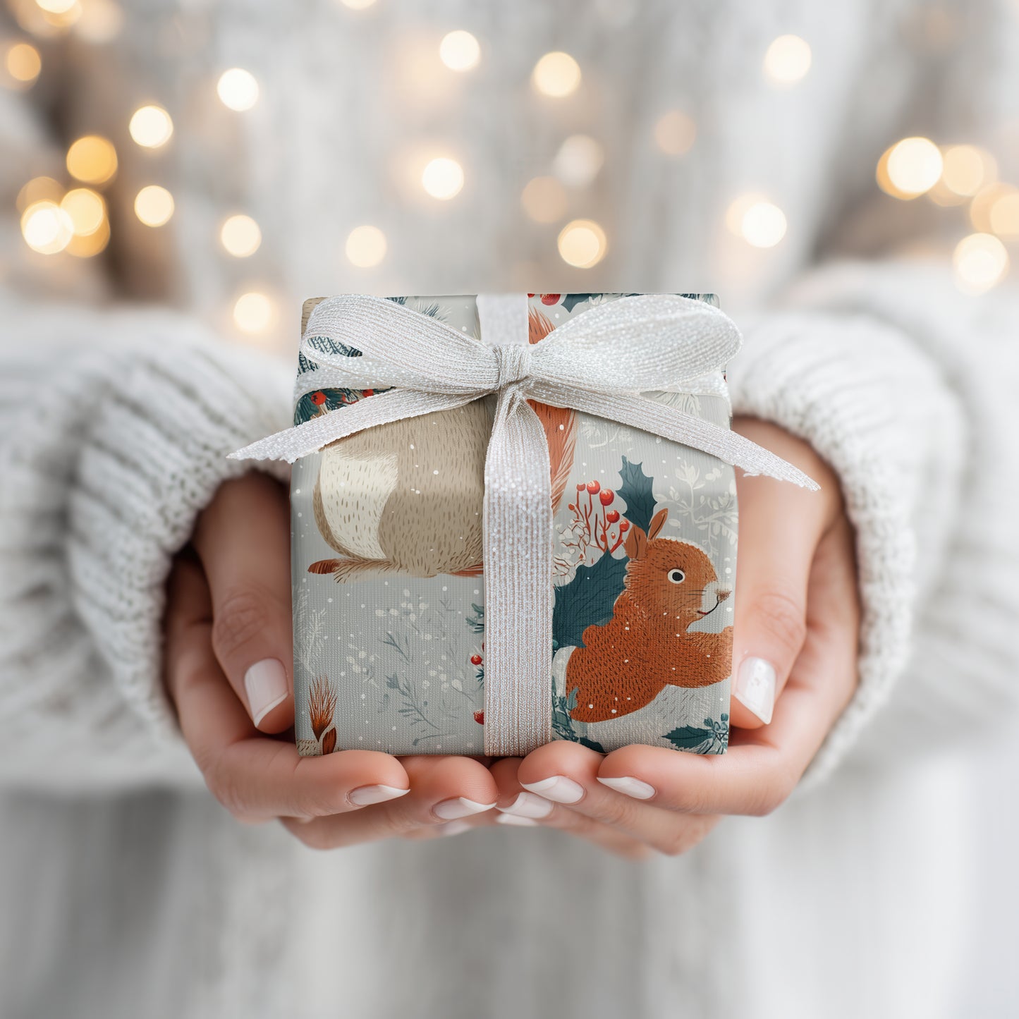 Winter's Woodland Squirrel Ballet