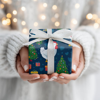 Holiday Hen Celebrates Christmas Cheer