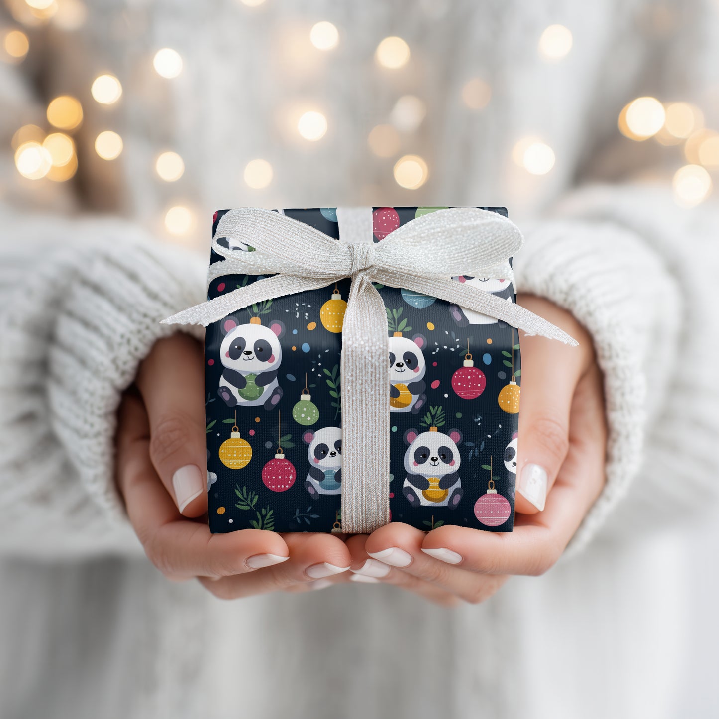 Panda's Playful Holiday Parade