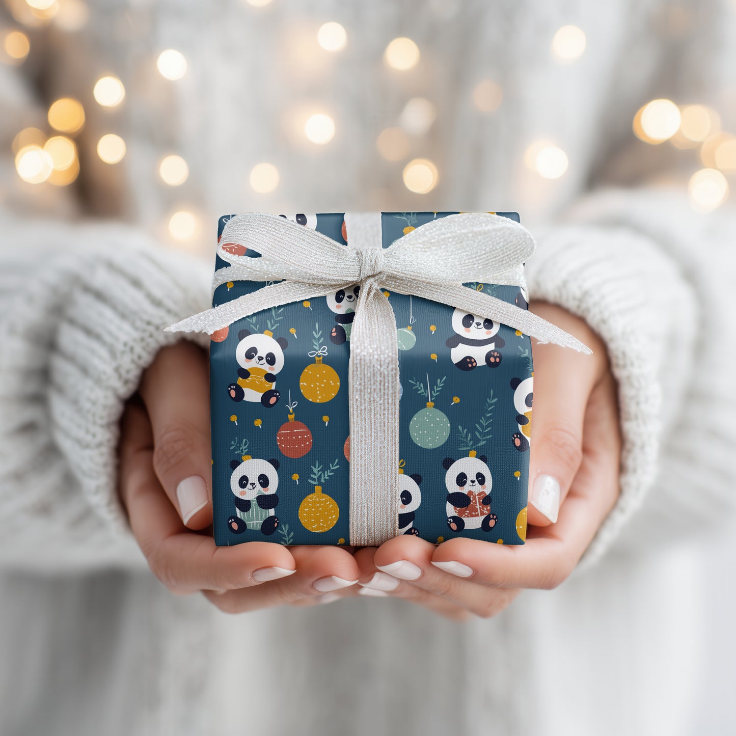 Panda's Playful Holiday Dance