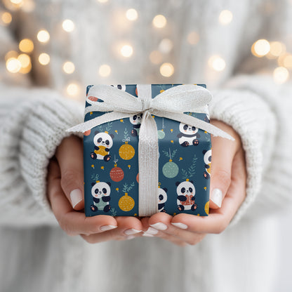 Panda's Playful Holiday Dance