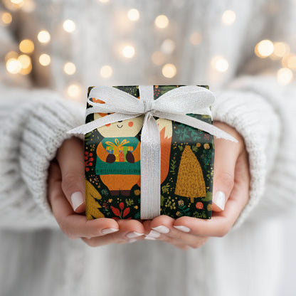 Festive Forest Fox Brings Joy