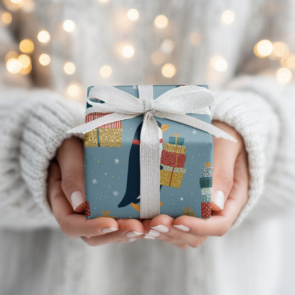 Festive Penguin's Gift Parade