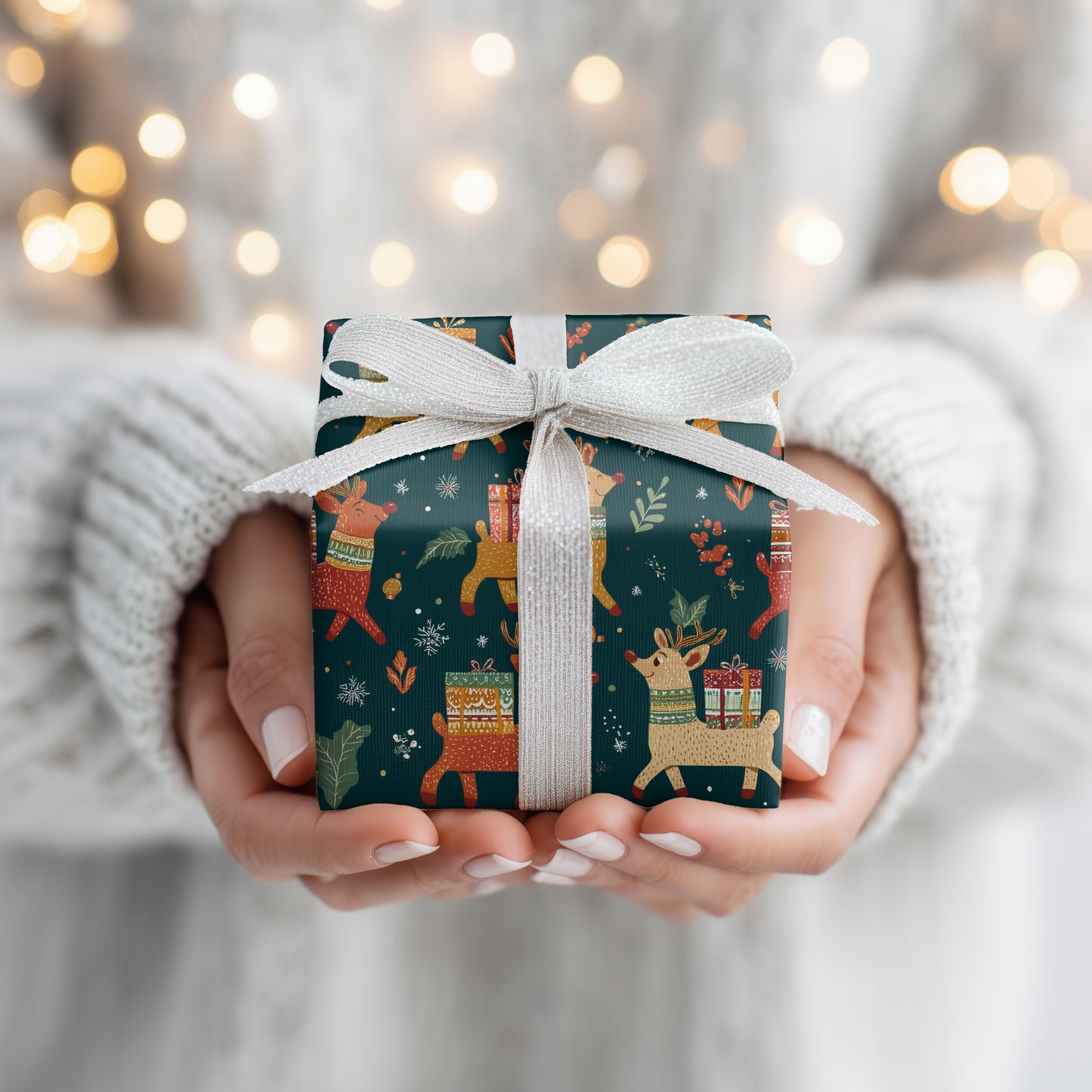 Reindeer Carry Holiday Cheer