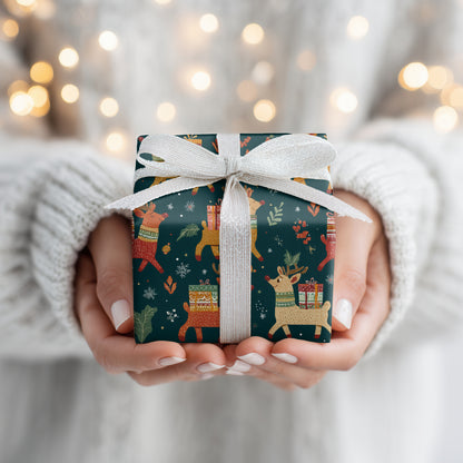 Reindeer Carry Holiday Cheer