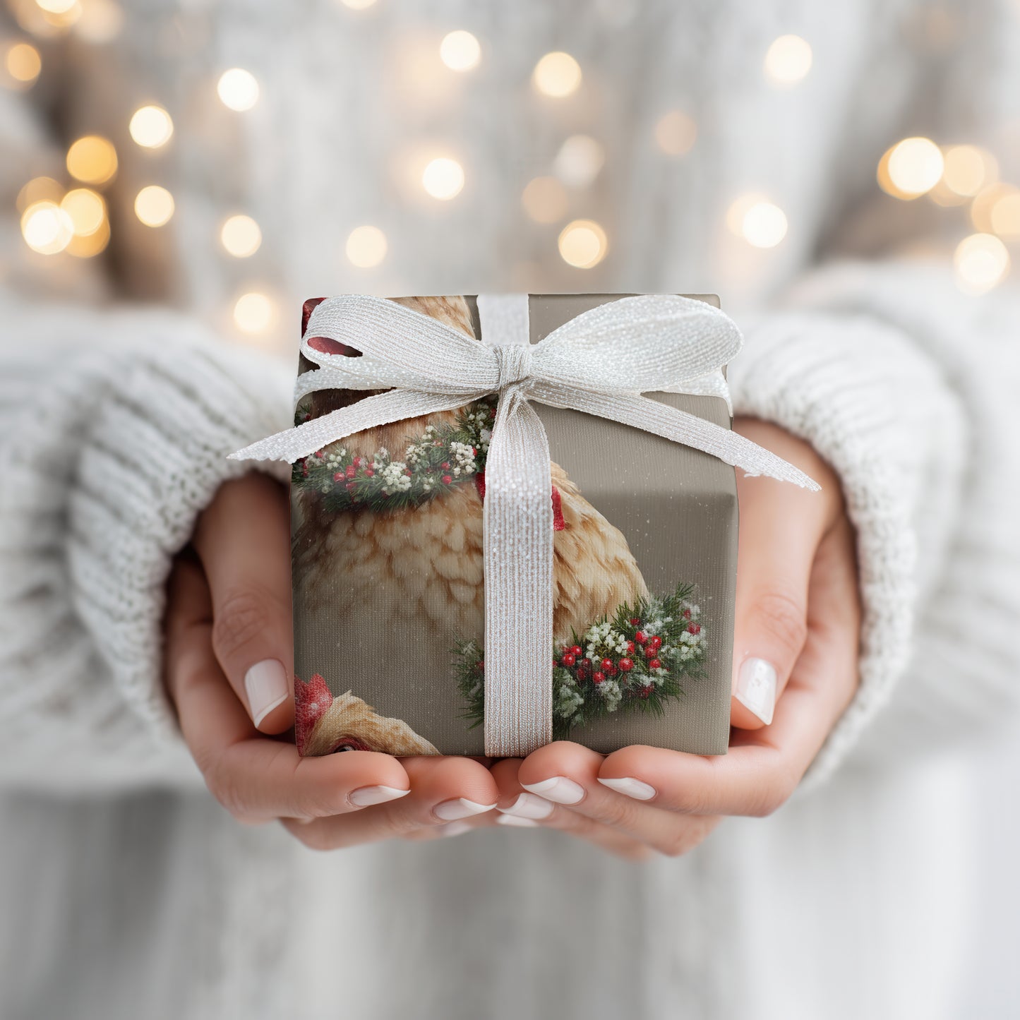 Festive Feathers Wear Winter's Grace