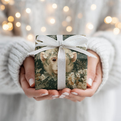 Winter's Tender Primate Portrait