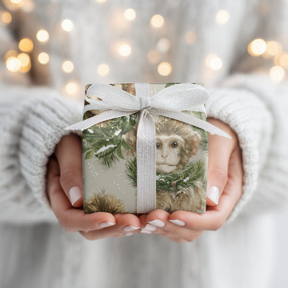 Snowflakes Dance On Monkey Fur