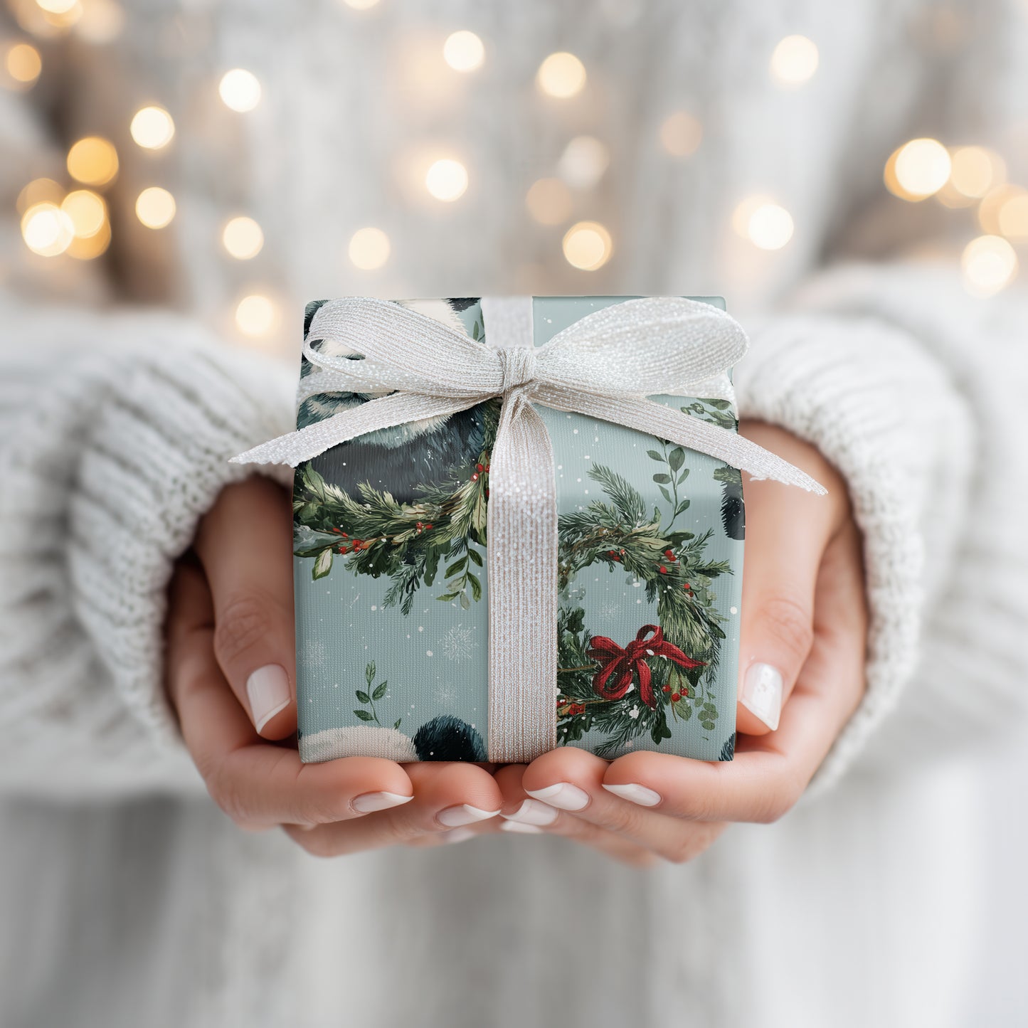 Winter's Playful Panda Parade