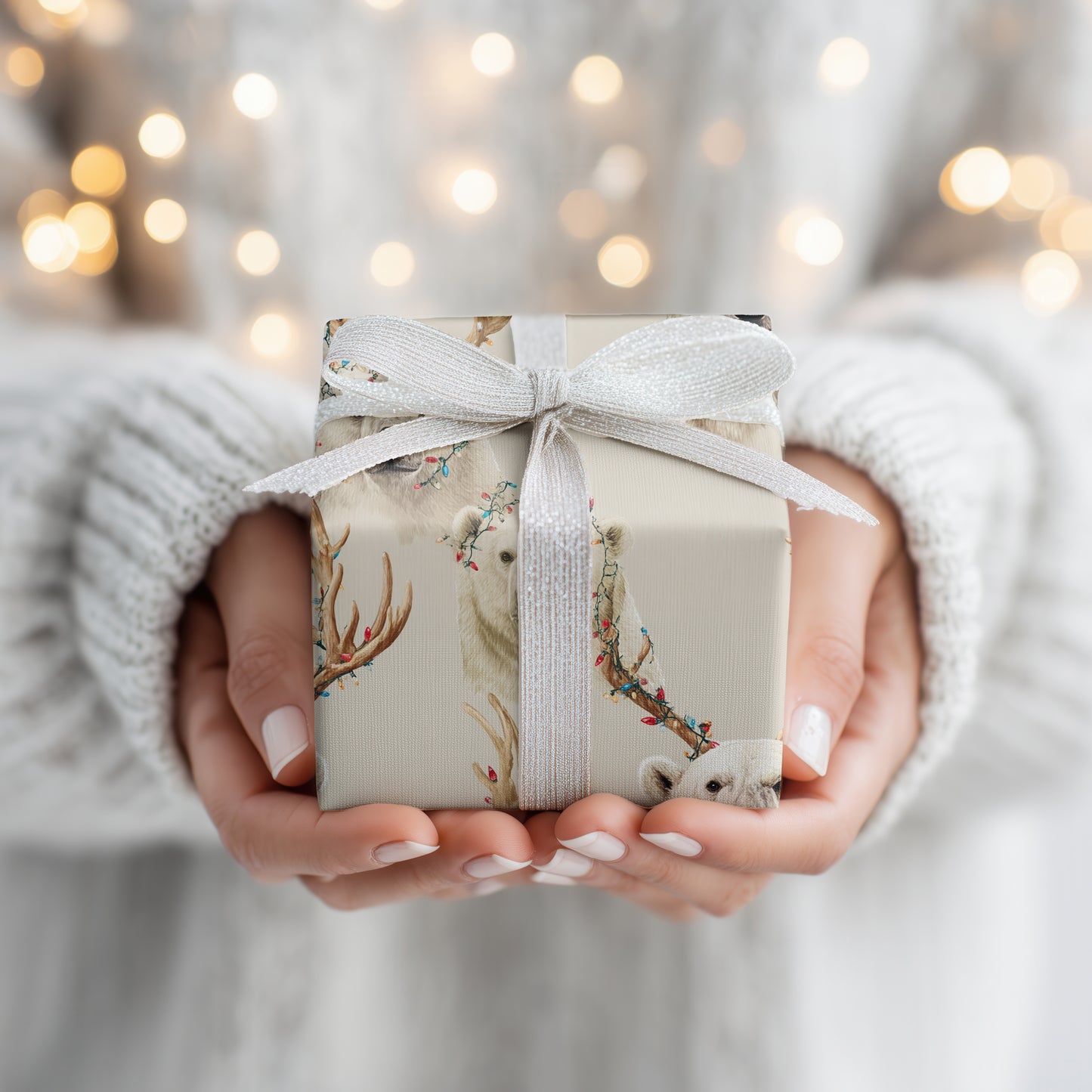 Polar Bears Deck Their Antlers