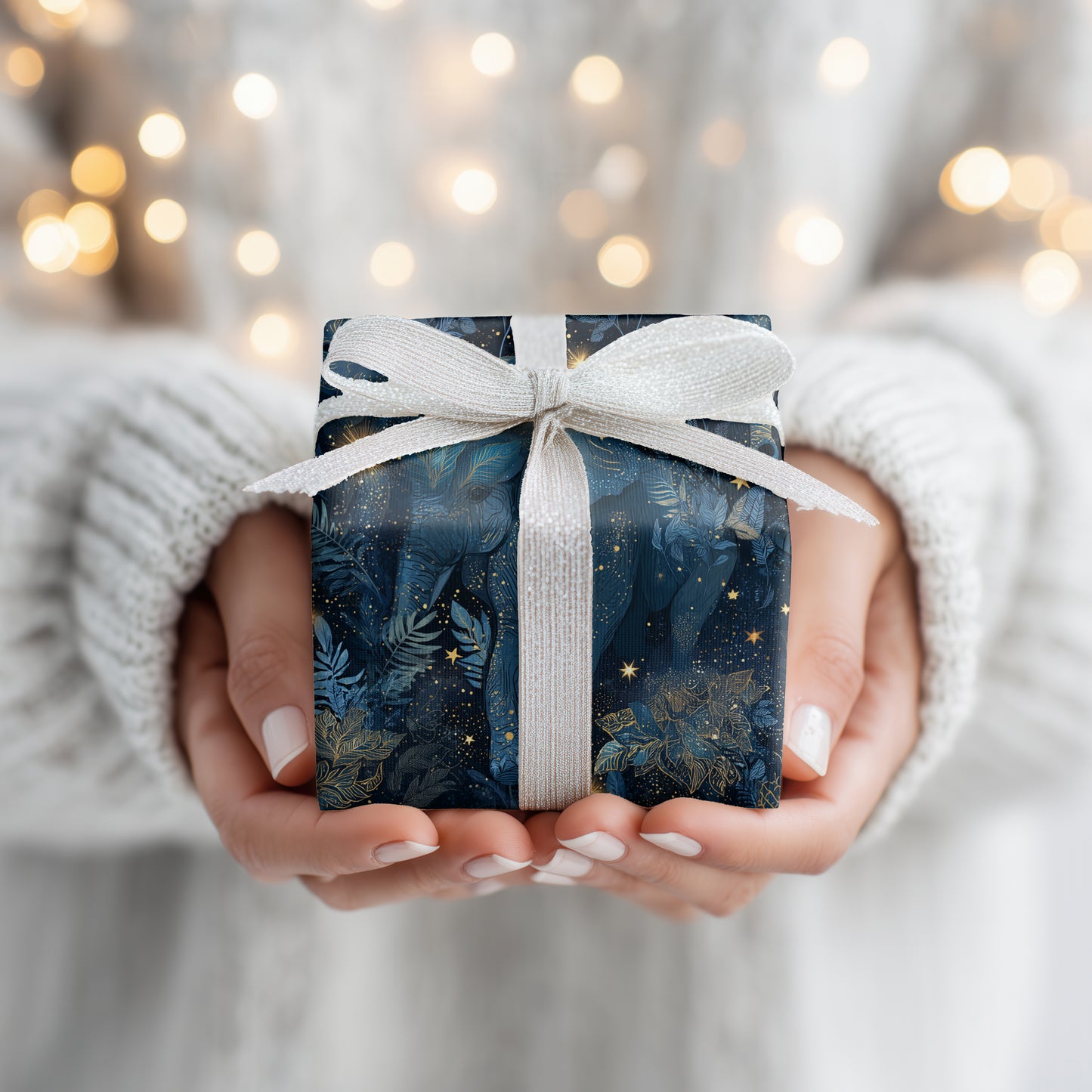 Celestial Elephants Drift Through Midnight