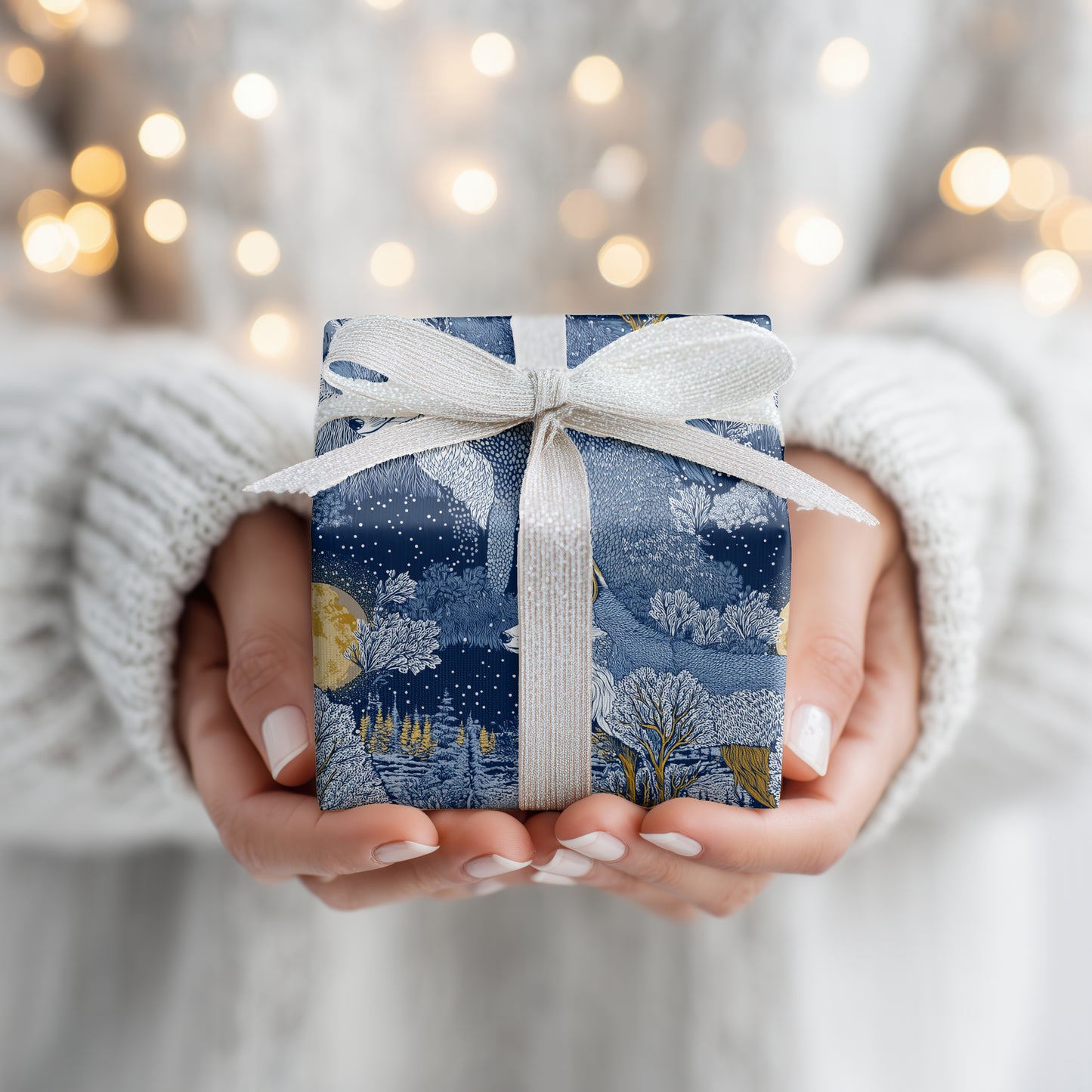 Midnight Foxes Weave Starlit Tales